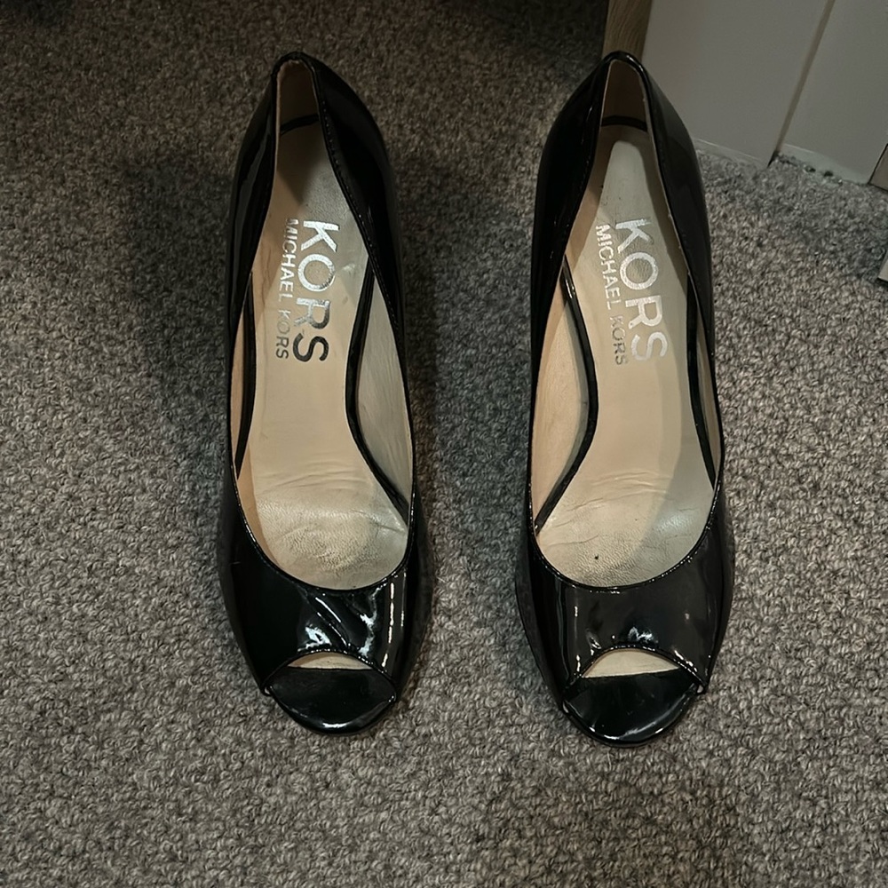 Black high heels